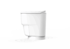 Clesana Trenntoilette Rund-Sockel